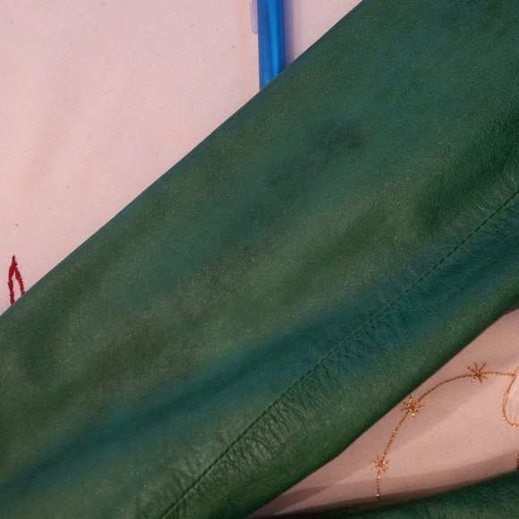 Doncaster Sport Kelly Green Leather Jacket - Picture 13 of 14